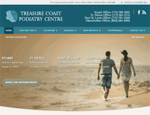 Tablet Screenshot of footsurgicalspecialist.com
